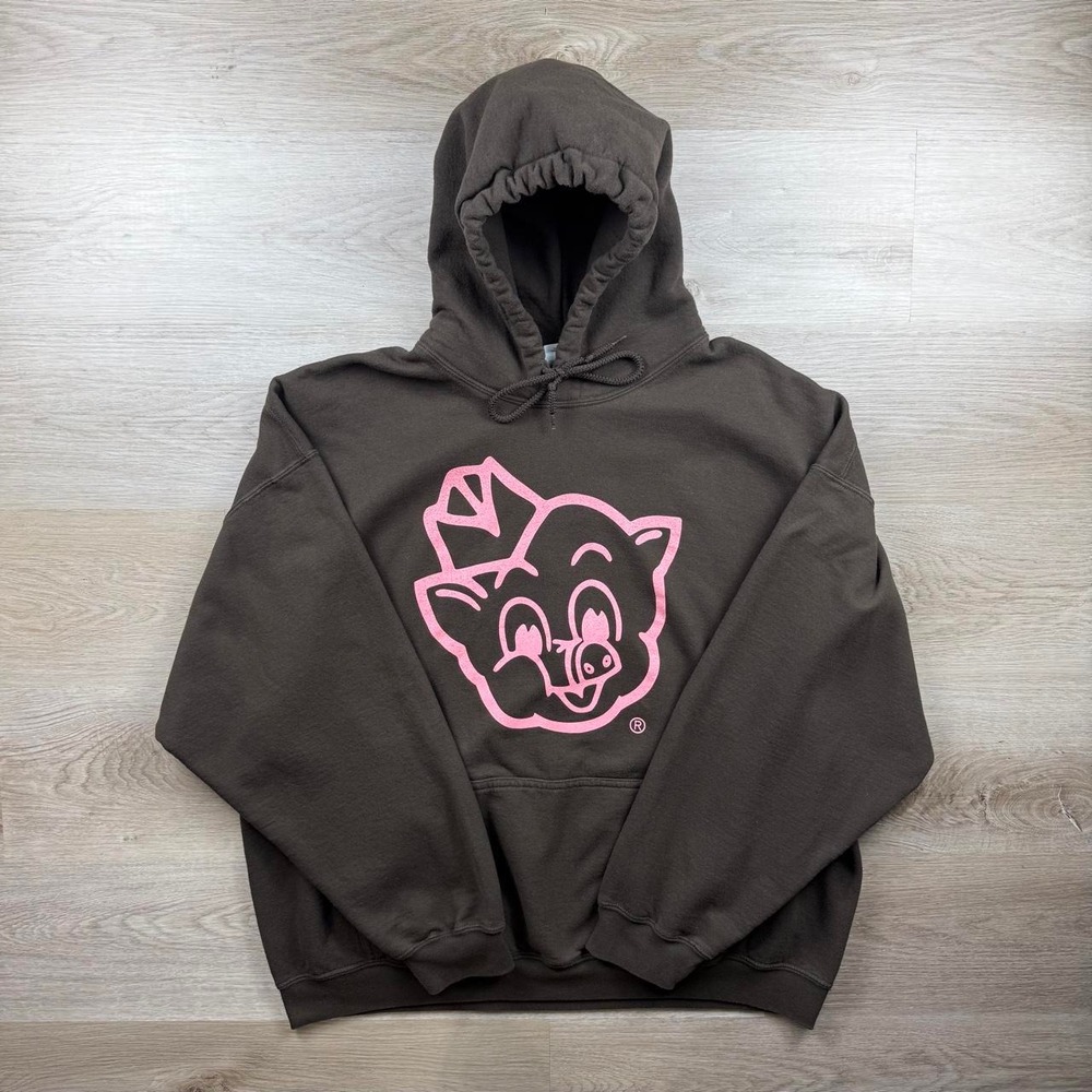 Piggly Wiggly I'm Big On The Pig Graphic Hoodie 2XL
